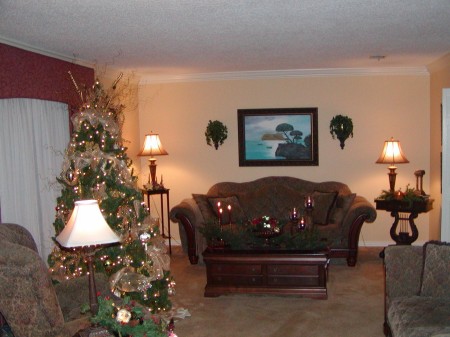 The Living Room at Christmas