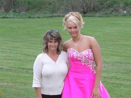 My Mom with My Sister Connie At Senior Prom 06