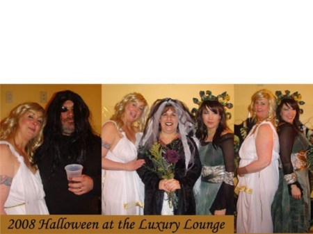 Luxury lounge Halloween party