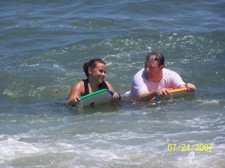 My Daughter Ashley & I on the Outerbanks, NC