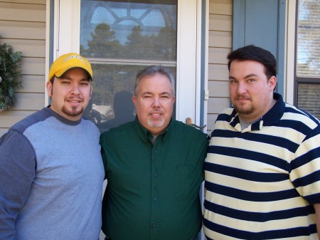 With my 2 oldest sons.