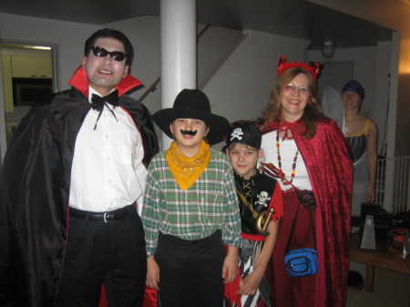 Family on Halloween '06 at American Embassy Tokyo