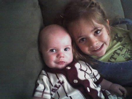 Grandchildren Baron and Bethany