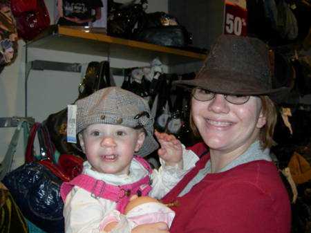 Me and my niece, Kaeley, shopping after Thanksgiving