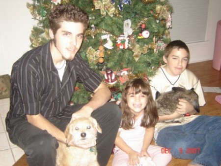 My kids - Christmas 2007