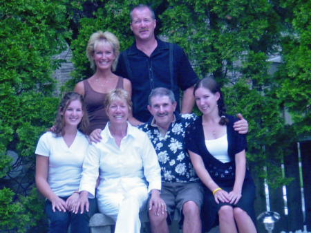 Al, Di and oldest daughter Terri (Collicott) and her Family