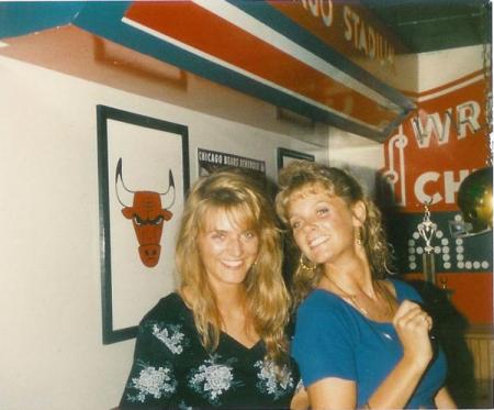 Me and my bff Laura in 1991 at All Stars