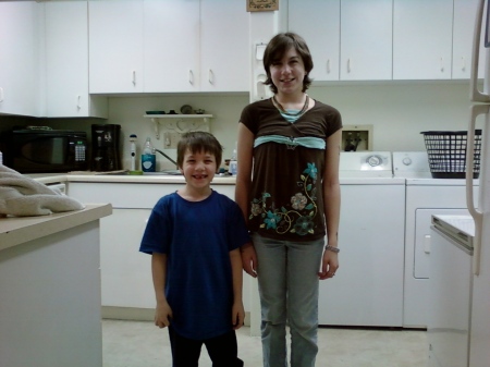 My kids Desiree and Dustin 2010