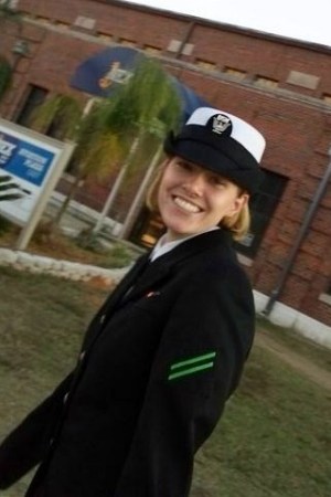 Sara, in the navy