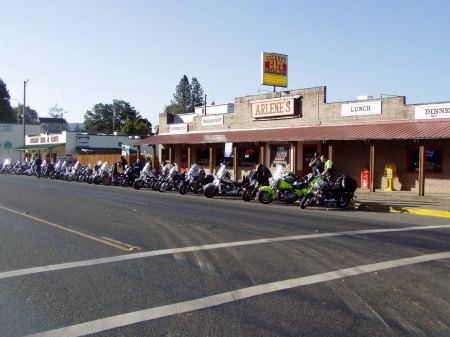 Kickin off Second Annual Lucky Number Harley Run 2005...