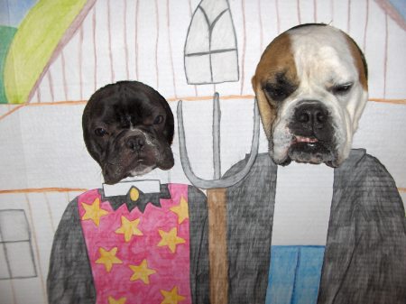 American Gothic Dogs