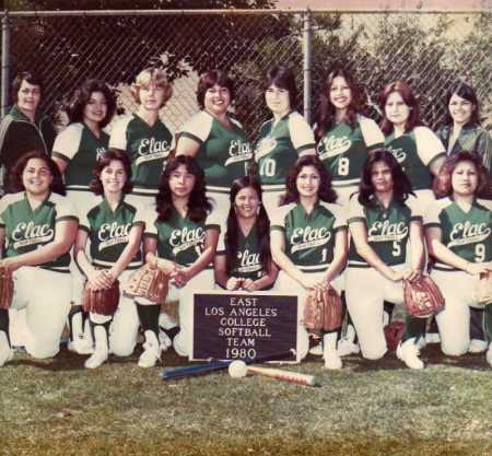 I was in ELAC's Women's Softball Team