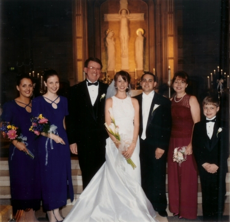 daughter, Lauren's, wedding 1997