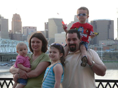 All 5 of us April '06 at Cincinnati Riverfront