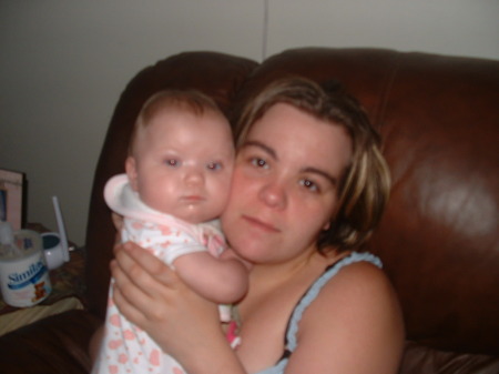 My daughter Amanda with her daughter Mariah,  aka Peanut