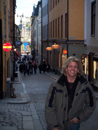Playing in Stockholm, Sweden.  2007