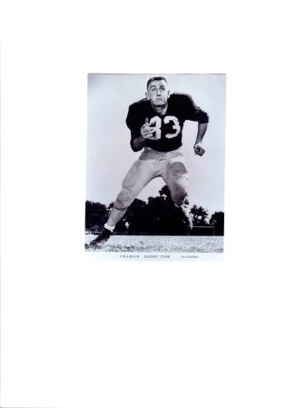 ELBERT COOK : ALABAMA FULLBACK