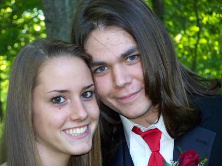 My son Matt and his girl Jessi going 2 jr prom