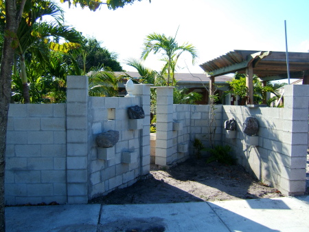 Main entrance to the house