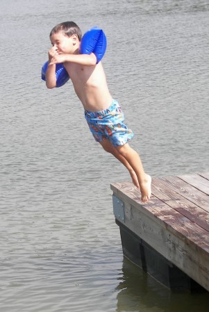 Gabe lake jump