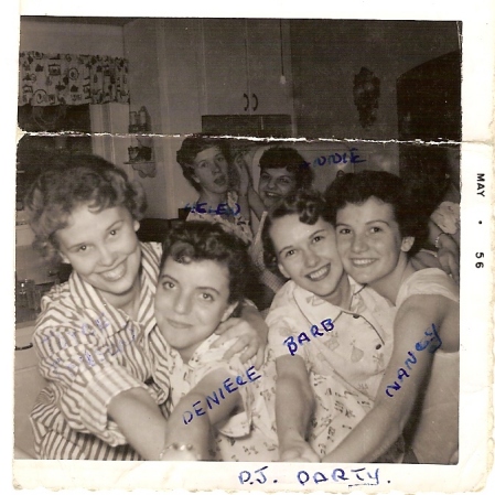 Pajama Party at Nancy Grondin's 1956