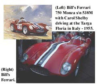 Bill's Ferrari racecar