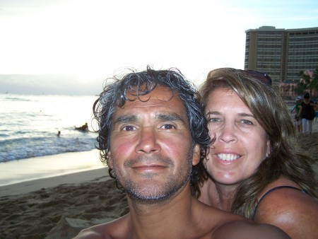 kenny and i in waikiki  2008