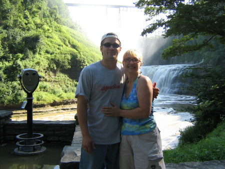 Vaughn and me at Letchworth State Park NY