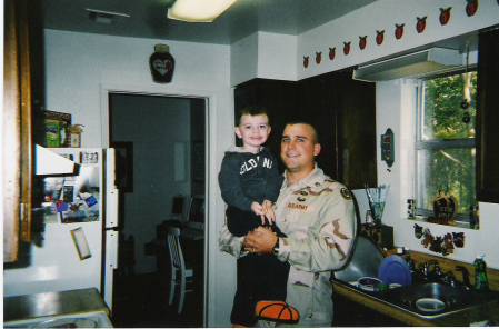 ME AND ETHAN BEFORE IRAQ