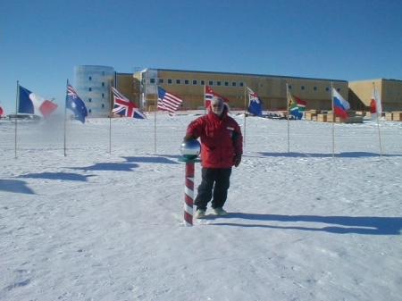 BC at the Ceremonial South Pole
