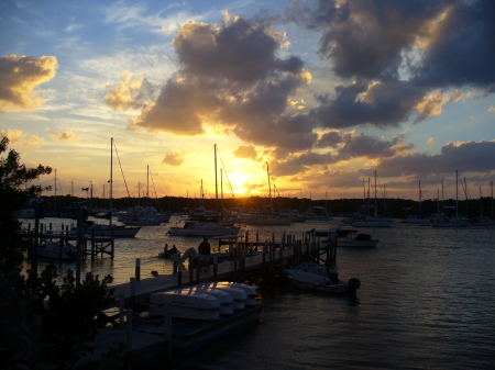 Sunset in the Bahamas