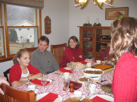 Christmas Eve dinner, 2008