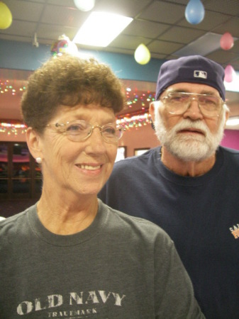 Mom & Dad bowling!!