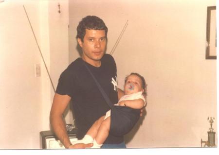 This is me and my first son...1981