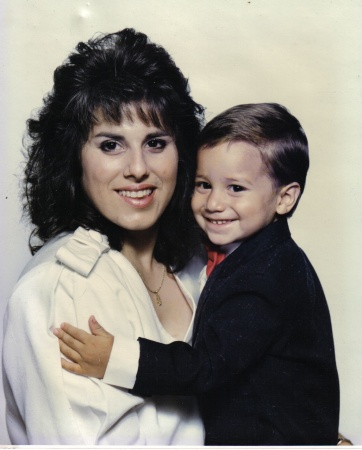 Antonio and Mom, June 1989