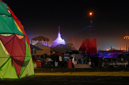 2008 Black Rock City at Night