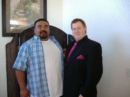 my husband and son Jeremy on prom night