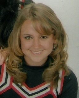 Daughter Sara in 2005-2006 Cheer Uniform