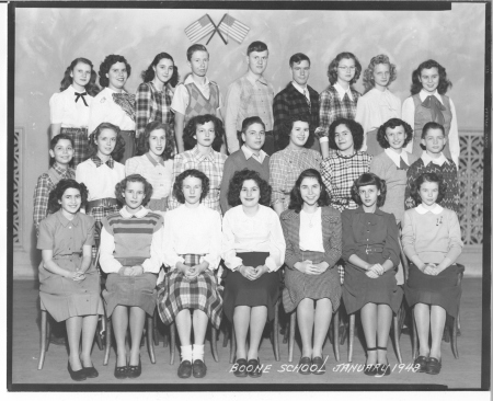 Daniel Boone Elementary Graduation January 1948