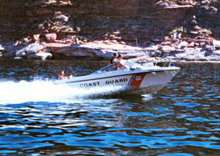 Coast Guard on Lake Powell 1987