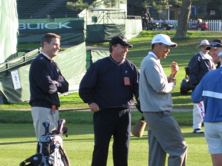 Me, Tiger, My Brother Brad and Kevin James laughing it up