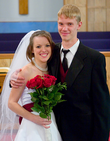 My son Jimmy and his bride Kerrie married 11/11/06