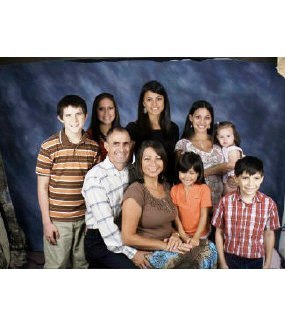 My six children and granddaughter.