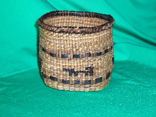 Dog Cedar Bark Basket