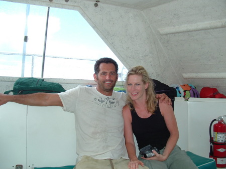 Honeymoon boat ride along Napali Coast