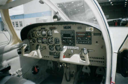 Inside Piper Warrior III