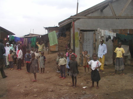 typical "home" in slums of Nairobi