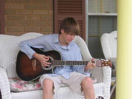 Kevin & his guitar