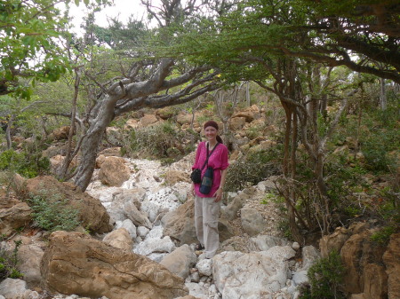 Hiking on an Arabian island, Dec. 2008