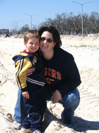 Trey and I at Biloxi Beach